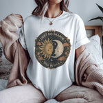 Sun & Moon Spiritual Shirt— Light and Shadow Still Whole Mystical Tee