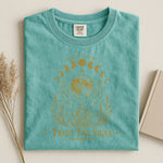 Trust The Signs Moon Phase Tee — Celestial Spiritual Graphic Shirt
