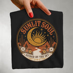 Sunlit Soul Celestial Graphic Tee — Guided by the Sky Desert Shirt