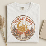Sunlit Soul Celestial Graphic Tee — Guided by the Sky Desert Shirt
