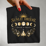 Dream in Phases Moon Phase Tee T-Shirt — Sunlit Dreemz Celestial Shirt