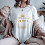 Dream in Phases Moon Phase Tee T-Shirt — Sunlit Dreemz Celestial Shirt