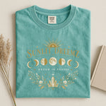 Dream in Phases Moon Phase Tee T-Shirt — Sunlit Dreemz Celestial Shirt