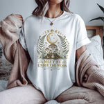 Meet Me Under the Moon Tee — Celestial Mushrooms Botanical Shirt