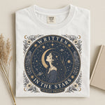 Written in the Stars Tee — Celestial Astrology Goddess Shirt