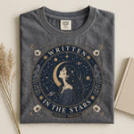 Written in the Stars Tee — Celestial Astrology Goddess Shirt