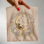 Stay Close to Your Magic Tee — Fairy Moon Celestial Floral Shirt