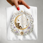 Stay Close to Your Magic Tee — Fairy Moon Celestial Floral Shirt