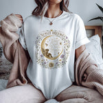 Stay Close to Your Magic Tee — Fairy Moon Celestial Floral Shirt