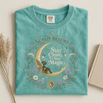 Stay Close to Your Magic Tee — Fairy Moon Celestial Floral Shirt