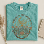 Guided by Sun and Stars Tee — Desert Cactus Celestial Western Shirt