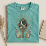 Reflect the Light Tee — Moon Mirror Crystal Celestial Shirt