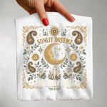 Moonlit Soul Tee — Boho Paisley Moon Celestial Shirt