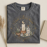 Light a Little Magic Tee — Candle Crystal Moon Water Shirt