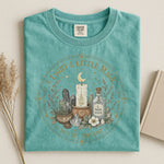 Light a Little Magic Tee — Candle Crystal Moon Water Shirt