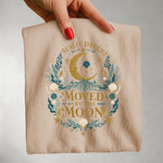Moved By The Moon T-Shirt — Coastal Celestial Moon Tee