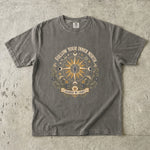 Follow Your Inner North - Guided by Light Celestial Compass T-Shirt