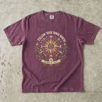 Follow Your Inner North - Guided by Light Celestial Compass T-Shirt