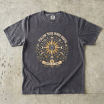 Follow Your Inner North - Guided by Light Celestial Compass T-Shirt