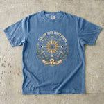 Follow Your Inner North - Guided by Light Celestial Compass T-Shirt