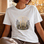 Light the Way Within Tee - Candle Moon Crystal Spiritual Graphic T-Shirt