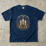 Light the Way Within Tee - Candle Moon Crystal Spiritual Graphic T-Shirt