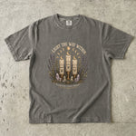 Light the Way Within Tee - Candle Moon Crystal Spiritual Graphic T-Shirt