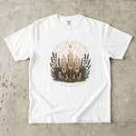 Light the Way Within Tee - Candle Moon Crystal Spiritual Graphic T-Shirt