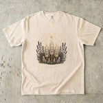 Light the Way Within Tee - Candle Moon Crystal Spiritual Graphic T-Shirt