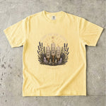 Light the Way Within Tee - Candle Moon Crystal Spiritual Graphic T-Shirt