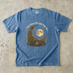 Grow Where the Light Finds You Tee - Moon Wildflower Celestial Graphic T-Shirt