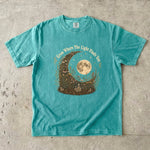 Grow Where the Light Finds You Tee - Moon Wildflower Celestial Graphic T-Shirt