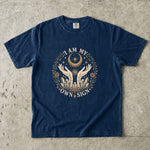 I Am My Own Sign Tee - Divine Feminine Moon & Crystal Graphic T-Shirt