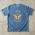 I Am My Own Sign Tee - Divine Feminine Moon & Crystal Graphic T-Shirt