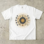 Live by the Moon, Bloom by the Sun Tee - Moon Phase Spiritual Graphic T-Shirt