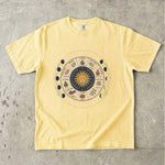 Live by the Moon, Bloom by the Sun Tee - Moon Phase Spiritual Graphic T-Shirt