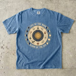 Live by the Moon, Bloom by the Sun Tee - Moon Phase Spiritual Graphic T-Shirt