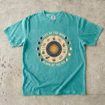 Live by the Moon, Bloom by the Sun Tee - Moon Phase Spiritual Graphic T-Shirt