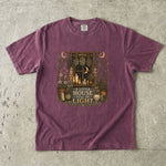 A Little House Full of Light Tee - Cottage Moon Window Botanical Graphic T-Shirt