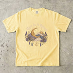 Rest Is a Ritual - Crescent Moon Floral Celestial T-Shirt