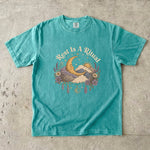 Rest Is a Ritual - Crescent Moon Floral Celestial T-Shirt
