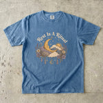 Rest Is a Ritual - Crescent Moon Floral Celestial T-Shirt