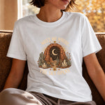 Meet Me Where the Sky Opens Tee - Desert Moon Celestial Graphic T-Shirt