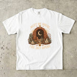 Meet Me Where the Sky Opens Tee - Desert Moon Celestial Graphic T-Shirt