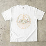 Bloom in Your Own Timing - Moon Phase Botanical Spiritual T-Shirt