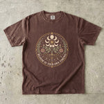 Bloom in Your Own Timing - Moon Phase Botanical Spiritual T-Shirt