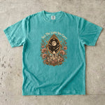 See the Light You Carry - Moon Mirror Crystal Floral T-Shirt