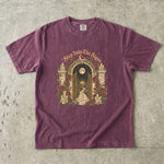 Step Into the Signs - Moonlit Garden Gate Celestial T-Shirt