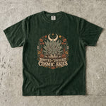 Rooted Under Cosmic Skies - Desert Agave Celestial T-Shirt