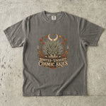 Rooted Under Cosmic Skies - Desert Agave Celestial T-Shirt
